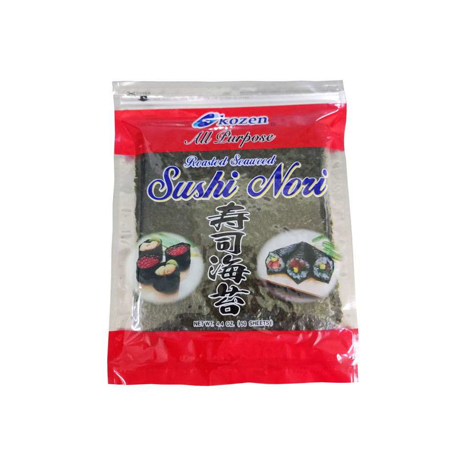“kozen”全型50枚烤海苔（红）